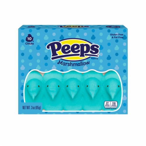Peeps® Blue Marshmallow Chicks Perspective: front