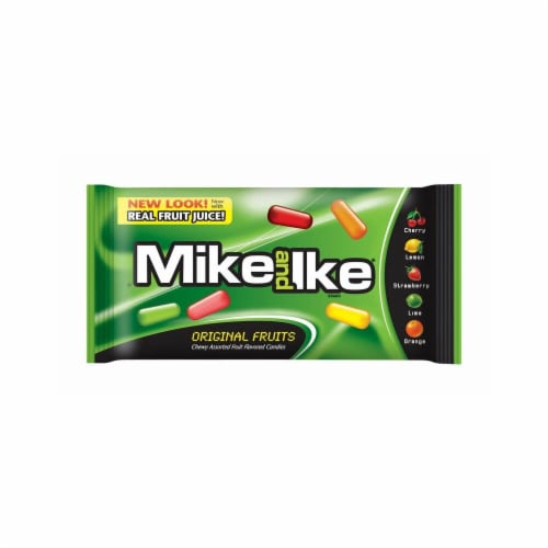 Mike & Ike Original Fruits Chews Candy Perspective: front