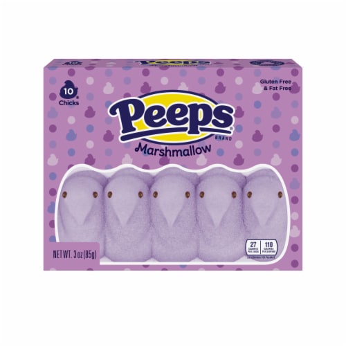 Peeps® Lavender Marshmallow Chicks Easter Candy Pack Perspective: front