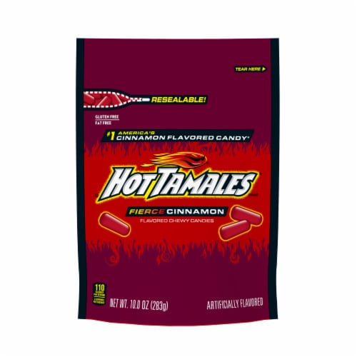 Hot Tamales® Gluten-Free Fierce Cinnamon Chewy Candies Perspective: front