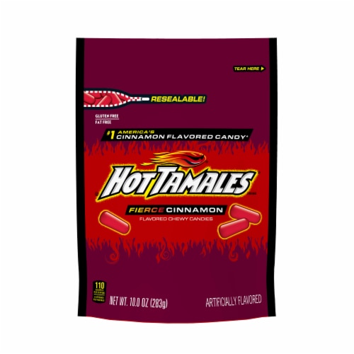 Hot Tamales® Gluten-Free Fierce Cinnamon Chewy Candies Perspective: front