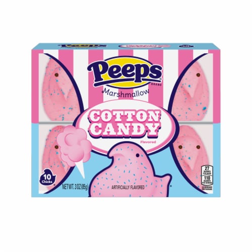 Peeps® Cotton Candy Flavored Marshmallow Candy Perspective: front