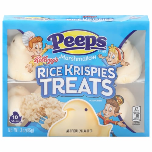 Peeps® Rice Krispies Treats® Marshmallow Candy Perspective: front