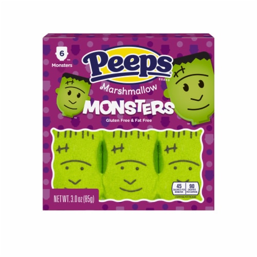 Peeps® Marshmallow Monsters Halloween Candy Perspective: front