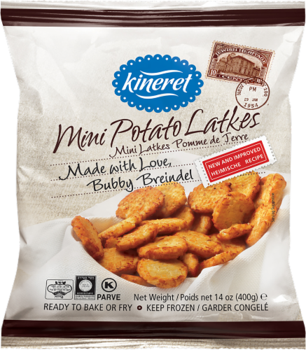 Kineret Mini Potato Latkes Perspective: front