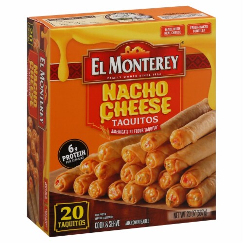 El Monterey® Nacho Cheese Taquitos Perspective: front