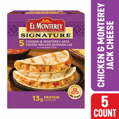 El Monterey Signature™ Chicken & Monterey Jack Cheese Grilled Quesadillas Perspective: front