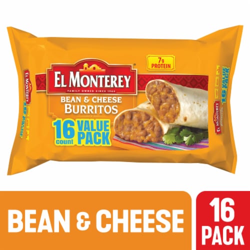 El Monterey® Beef and Bean Frozen Chimichangas Family Size, 8 ct / 30.4 oz  - Pay Less Super Markets