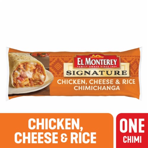 El Monterey Frozen Chicken, Cheese, & Rice Chimichanga - 4.5oz