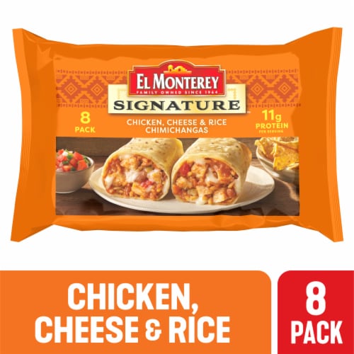 El Monterey Chicken Cheese & Rice Chimichangas, 3.13 lb - Ralphs