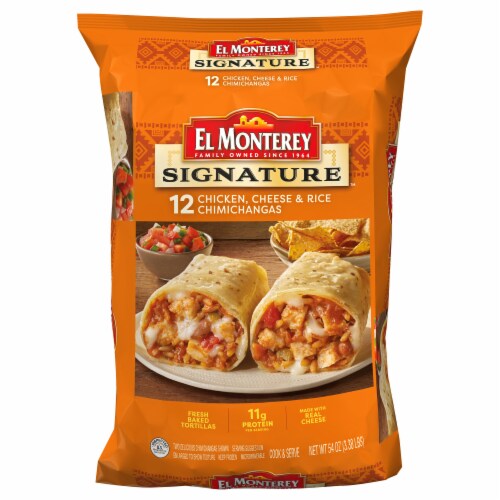 El Monterey Signature Chicken, Cheese & Rice Chimichanga, 4.5 oz