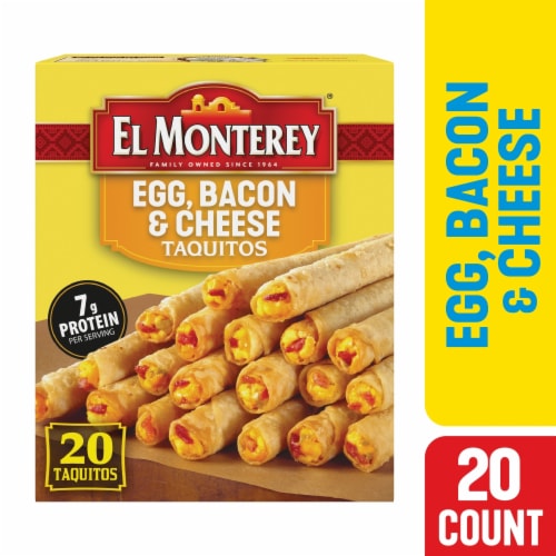 El Monterey® Egg Bacon & Cheese Breakfast Taquitos Perspective: front