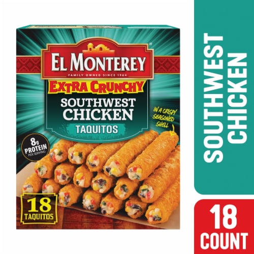 El Monterey Signature Chimichangas, Chicken & Cheese, 5 oz, 18 ct