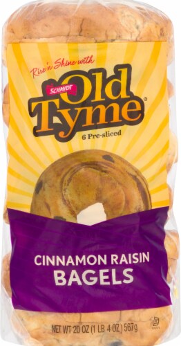 Old Tyme® Cinnamon Raisin Bagels Perspective: front