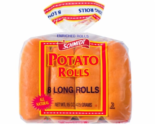 Schmidt® Long Potato Rolls Perspective: front