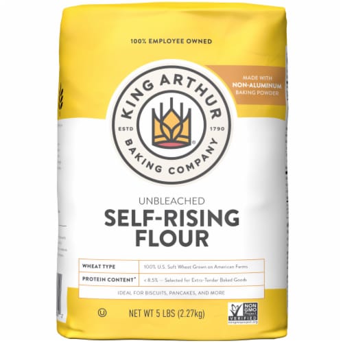 King Arthur, Flour Unbleached Enriched Self Rising, 80 Ounce, 1 Pack/80 Ounce Harris Teeter