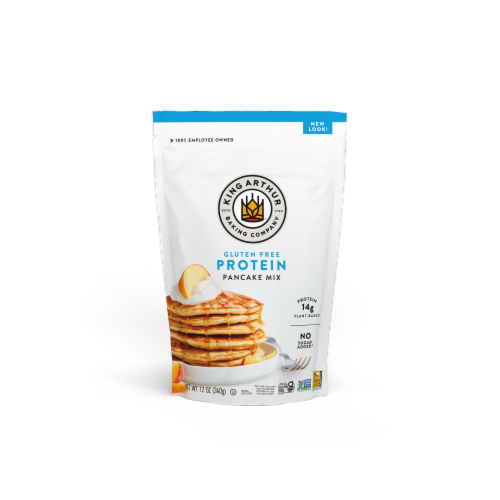 King Arther Baking Company Gluten Free Protein Pancake Mix Perspective: front