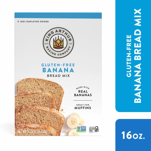 King Arthur Flour Gluten Free Banana Bread & Muffin Mix, 16 oz - Smith