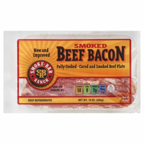 Smoke Bar Ranch Smoked Beef Bacon Perspective: front