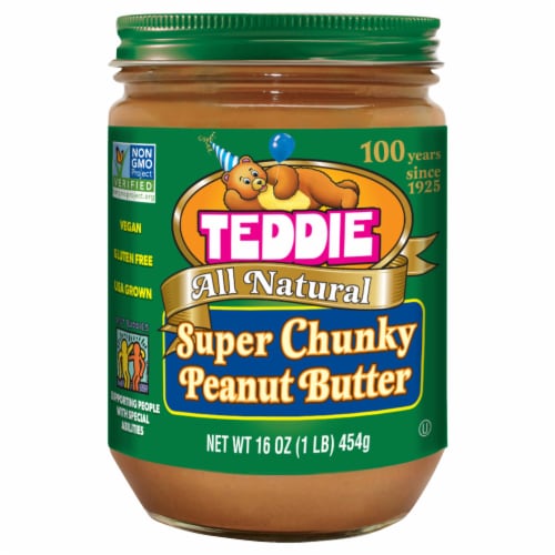 Teddie All Natural Super Chunky Peanut Butter Perspective: front