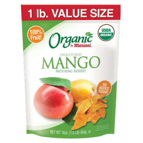 Mariani® Organic Unsulfured Mango Perspective: front