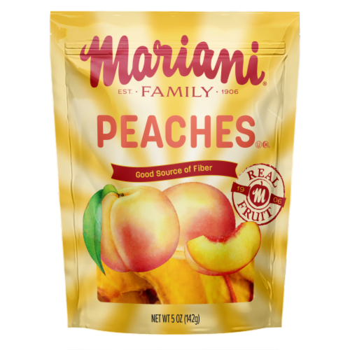 Mariani® Family Simply Dried No Sugar Added Peach Halves Perspective: front