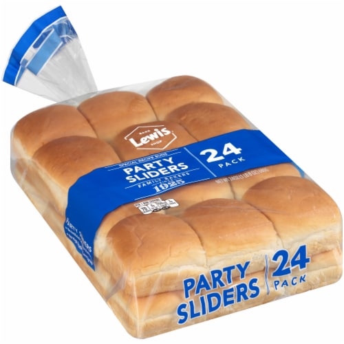 Lewis Bake Shop White Party Slider Buns, 24 ct / 24 oz Kroger