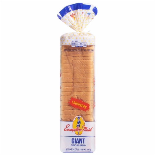 Evangeline Maid Enriched Bread Giant 24 oz Perspective: front