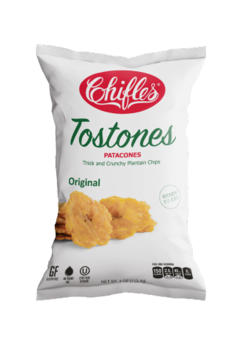 Chifles® Tostones Plantain Chips Perspective: front