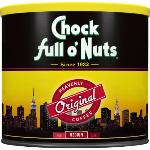 Chock Full o' Nuts Original Medium Roast Ground Coffee Perspective: front
