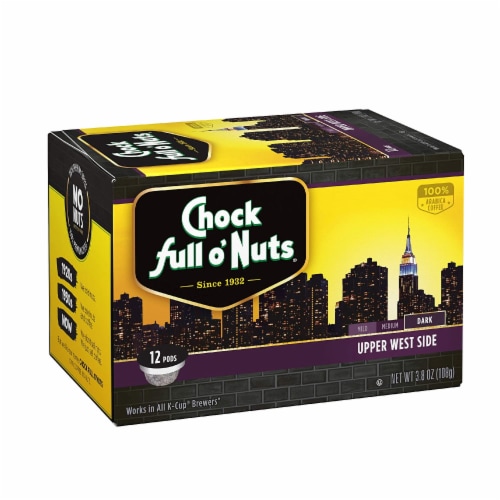 Chock full o'Nuts® Upper West Side Dark Roast Single-Serve Coffee Pods Perspective: front