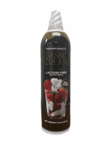 Classic Cream Lactose Free Whipped Light Cream Perspective: front