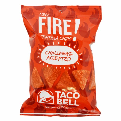 Taco Bell® Fire Tortilla Chips Perspective: front