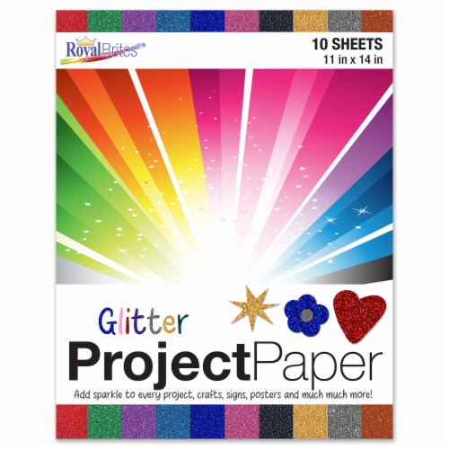 Royal Brites® Glitter Project Paper Perspective: front