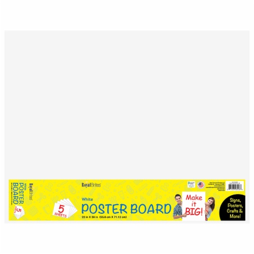 Royal Brites® Poster Boards – 3 Pack - White, 22 x 28 in - Fry's Food Stores