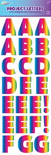 Project Letter Stickers Perspective: front