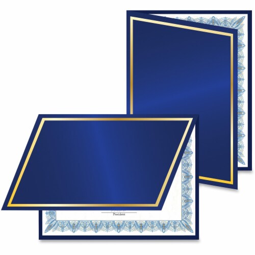 Geographics Recycled Certificate Holder - Navy - 30% Recycled - 5 / Pack Geographics Recycled Certificate Holder - Navy - 30% Recycled - 5 / Pack