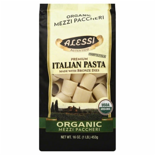 Alessi Organic Italian Mezzi Paccheri Perspective: front
