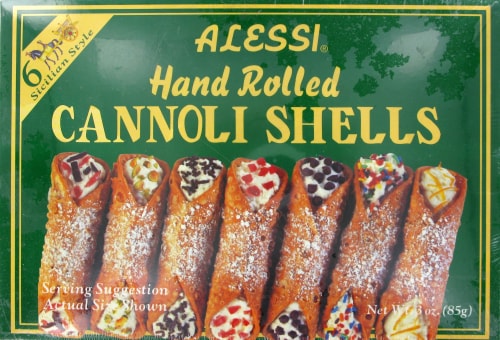 Alessi Hand Rolled Cannoli Shells Perspective: front