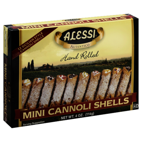 Alessi® Hand Rolled Mini Cannoli Shells Perspective: front
