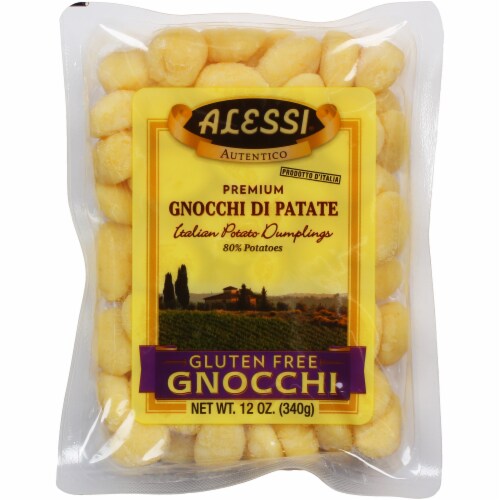 Alessi® Premium Gluten Free Gnocchi Potato Dumplings Perspective: front