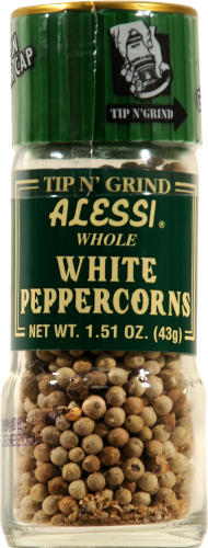 Alessi Whole White Peppercorn Grinder Perspective: front