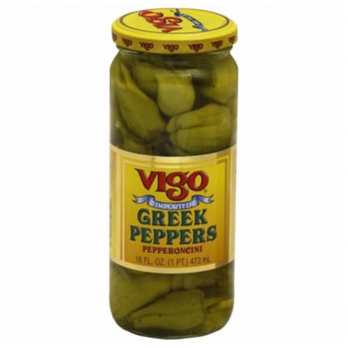 Vigo Pepperoncini Greek Peppers Perspective: front