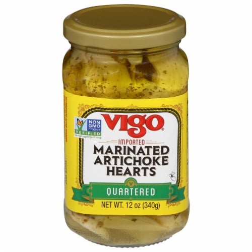 Vigo® Quartered Marinated Artichoke Hearts Perspective: front
