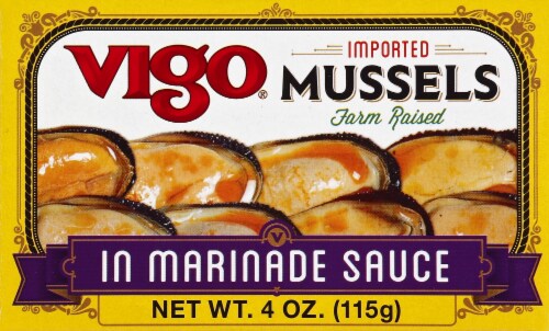 Vigo® Mussels in Marinade Sauce Perspective: front