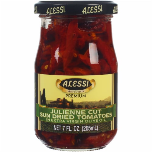 Alessi® Premium Julienne Cut Sundried Tomatoes in Extra Virgin Olive Oil Perspective: front