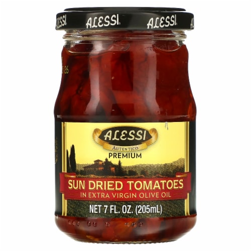 Alessi Sundried Tomatoes in Extra Virgin Olive Oil Perspective: front