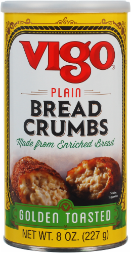 Vigo® Golden Toasted Plain Bread Crumbs Perspective: front