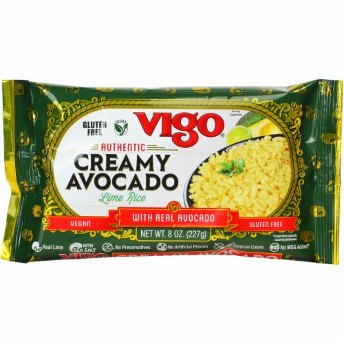 8 oz Vigo Creamy Avocado Lime Rice Dinner Perspective: front