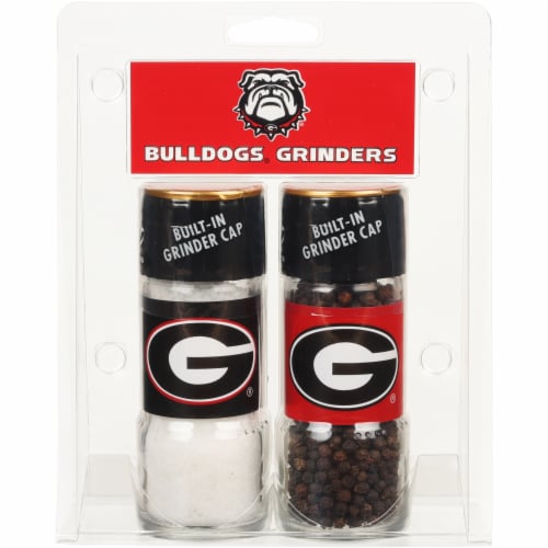 Alessi University of Georgia® Bulldogs® Salt & Pepper Grinders Perspective: front